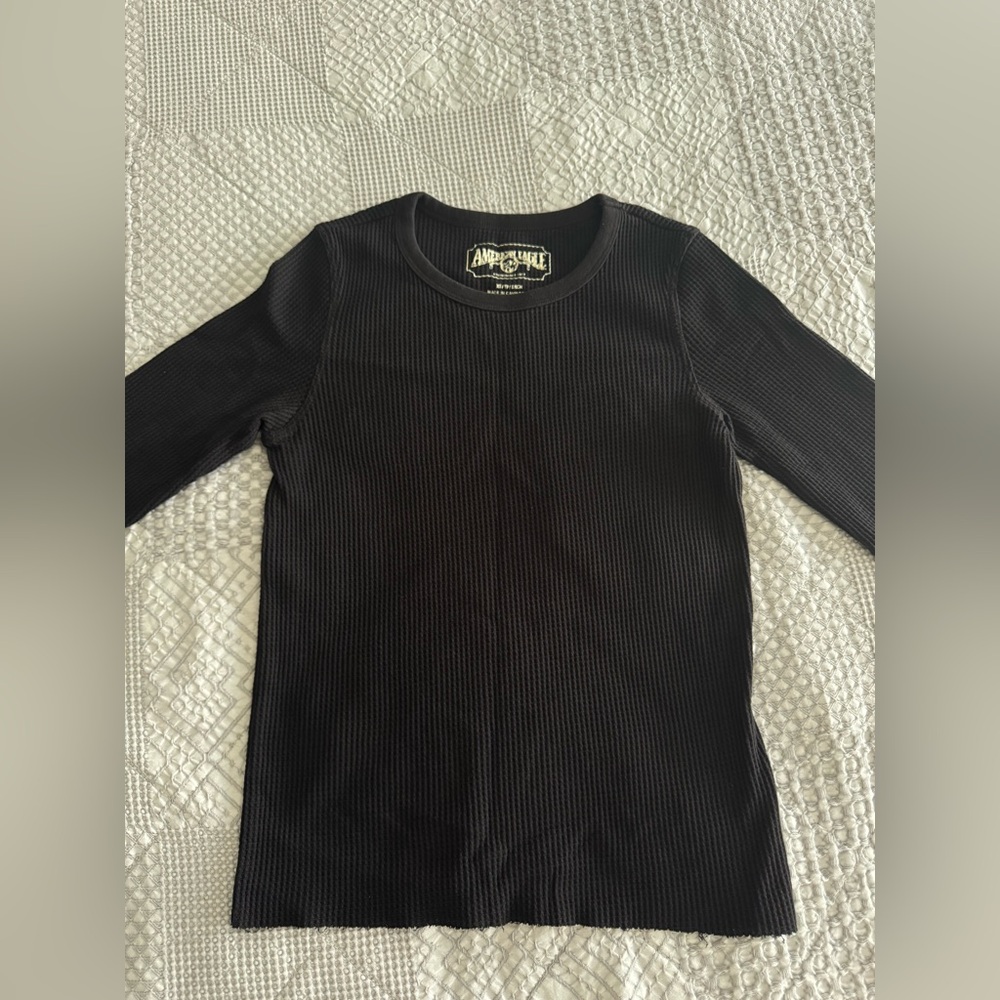 American Eagle Outfitters Black Long Sleeve Tee XS